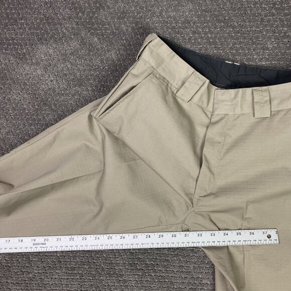 Blauer Recruit Pants Mens 30 Measures 29.5 x 30.75 Silver Tan Khaki Ripstop 8860 - Picture 11 of 12